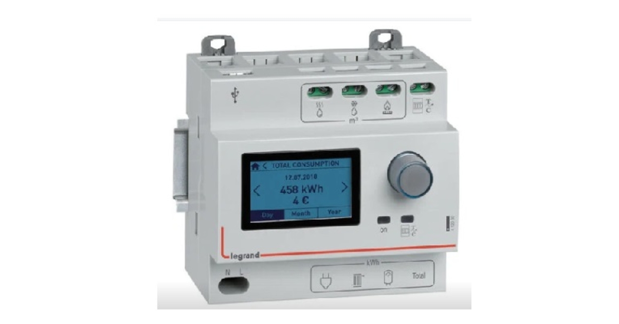 Pack Legrand Ecocompteur Connecté 412032 Avec 5 Tores Fermés 412008 - Occasion